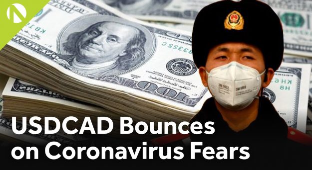 USD/CAD – Bounces on Coronavirus fears (video)