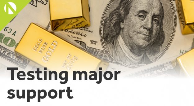 Gold – Testing major support