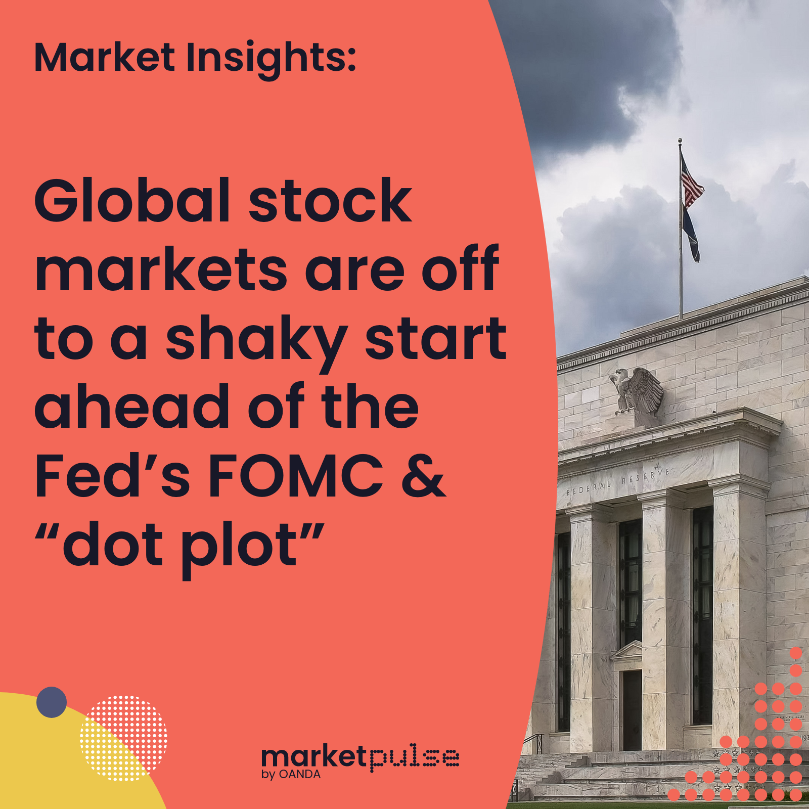 Podcast – Global stock markets are off to a shaky start ahead of the Fed’s FOMC and “dot plot”